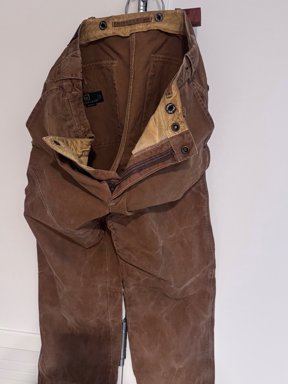 Ralph Lauren Brown Canvas Cargo Pants